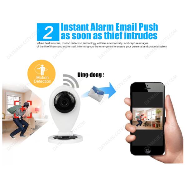 One key wifi connection p2p smallest wireless cctv camera