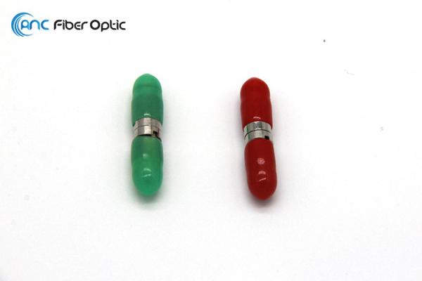 DIN To DIN Simplex Fiber Optic Adapters Singlemode Multimode Metal Body 0.2dB