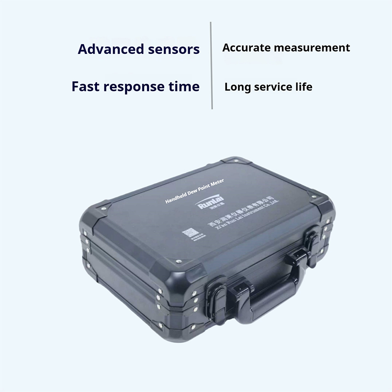 Handheld Industrial Gas Dew Point Analyzer Trace Water Analyzer Micro Water Tester With Robust Metal Housing