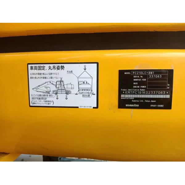 Used Crawler Excavator Equipment PC210LC-8n1 Good Condition