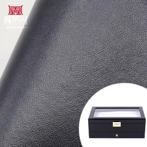 Vente en gros en Pvc à l'échelle du grain en forme de trou d'épingle en cuir artificiel en cuir synthétique boîte de portefeuille chaussures carnet de notes Tissu