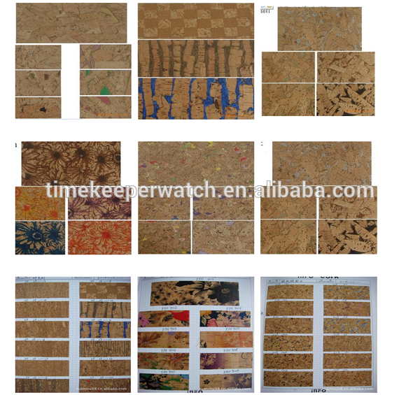 most nature bamboo wood watches with real cork band ,straps are eco-friendly material , cork leather wood watch