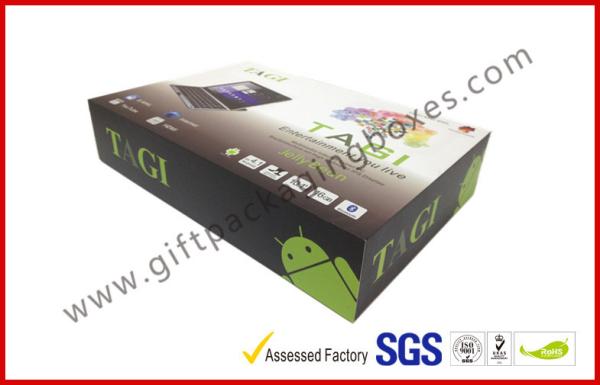 Customized Lid and Base Rigid Gift Box , 7 INCH MID Gift Packaging with Foam Tray