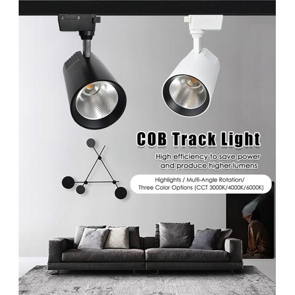 3000k 4000k 6000k COB Track Light Supermarket Commercial Store Front Spotlight