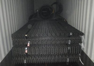 Malha resistente da tela da pedreira do fio de aço da abrasão, tela tecida agregada do metal