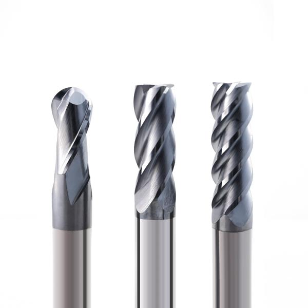 6 mm Carbide Corner Radius End Mill 4 Flautas ALCRN Revestido