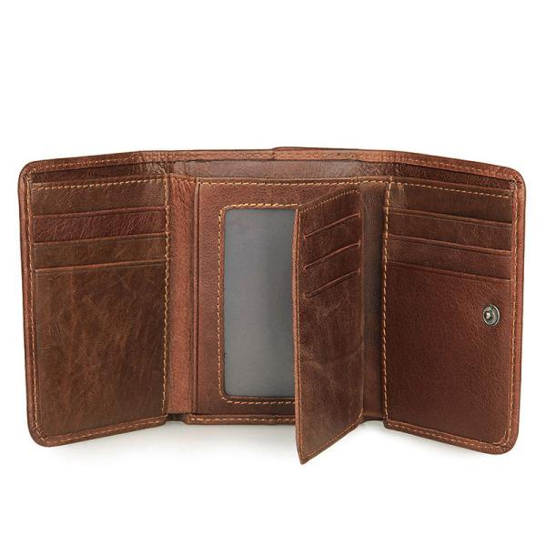 PU Leather Men's Wallet 2024 Customized with Storage Convenience and Polyester Lining