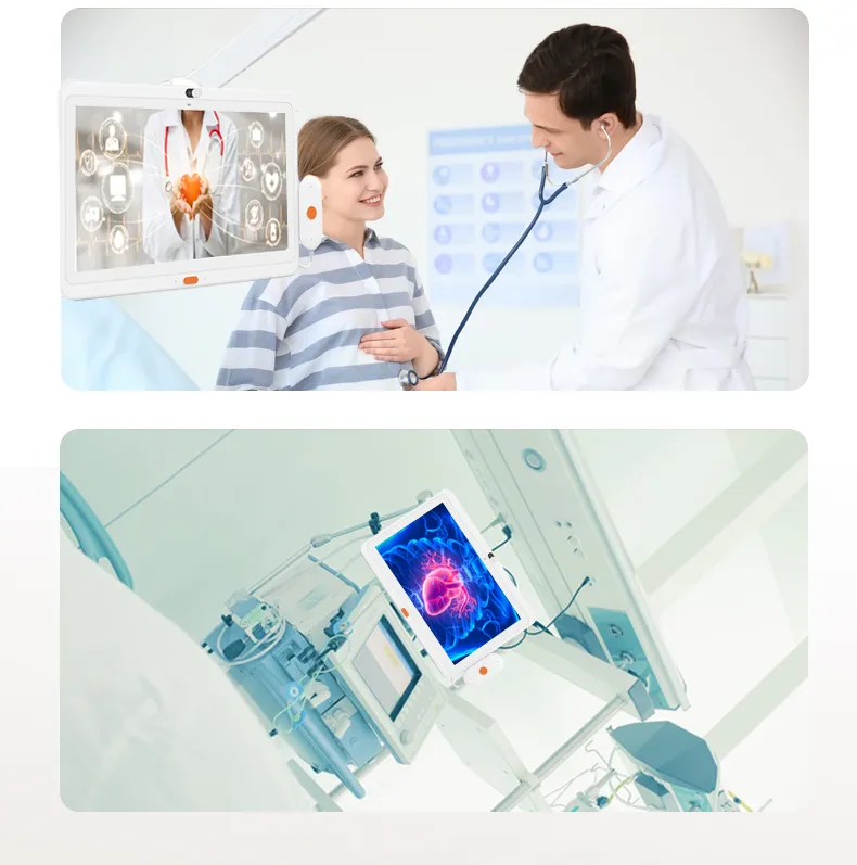 Wall-Mounted 13.3inch Android Tablet Nurse Call System for Medical Hospital Patient Care