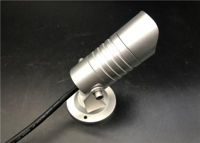 projetor do jardim do diodo emissor de luz de 1W 120V 240V com preto e alumínio de fundição de Silivery