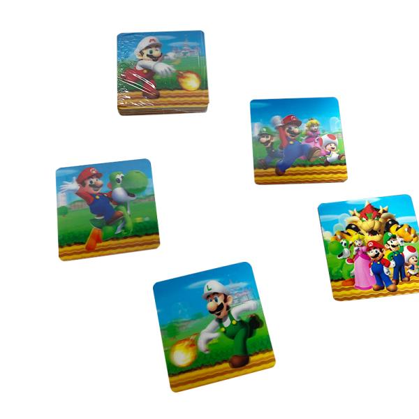 Custom Made PVC PET Cartoon 3D Lenticular Printable Playing Cards For Kids Playing
