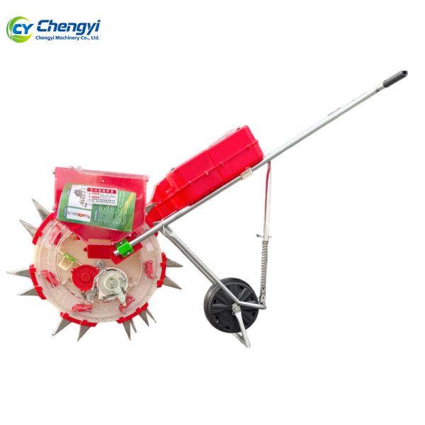 Handheld Plant Sower Manual Seed Sower with Adjustable Seed Spacing Stainless Steel Material and Lightweight Portable Design