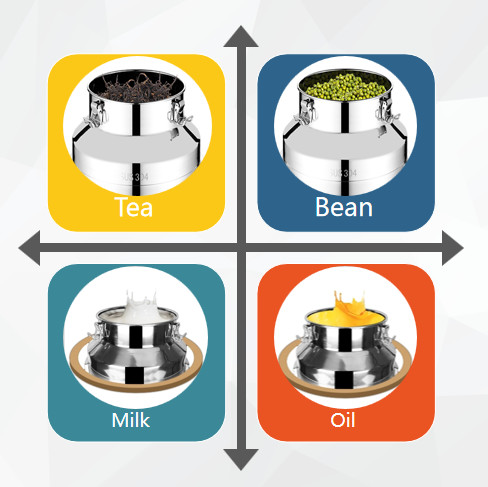 201 Stainless Steel 15L Food Grade Storage Drums For Tranporting Liquid