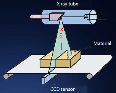 700MM Width X Ray Inspection Machine Online For Bulk Pulses Beans