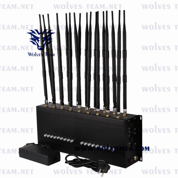 VHF UHF антенн 35W GSM Jammer 18 240VAC GSM CDMA регулируемый GPS