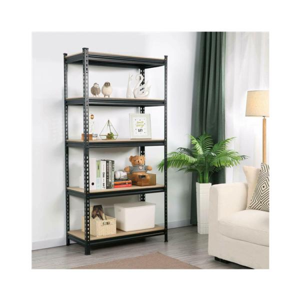 Corrosion Protection Powder Coated 5 Tiers Adjustable Boltless Metal Storage Shelving