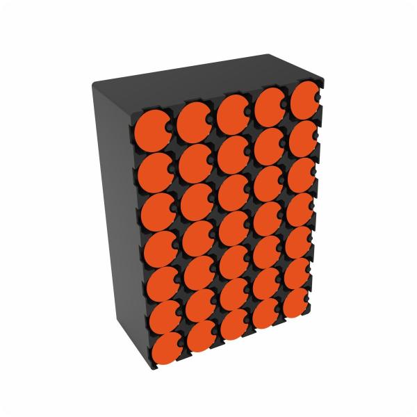 Módulo Flip Dot de disco metálico exterior interior 30 mm Blade 5 * 7 para estação de metrô
