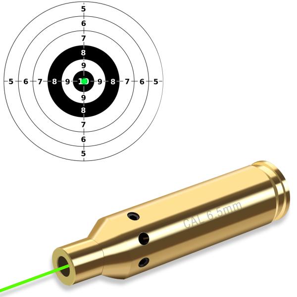 6.55mm Green Laser Boresighter Durable Hunting Laser Bore Sight