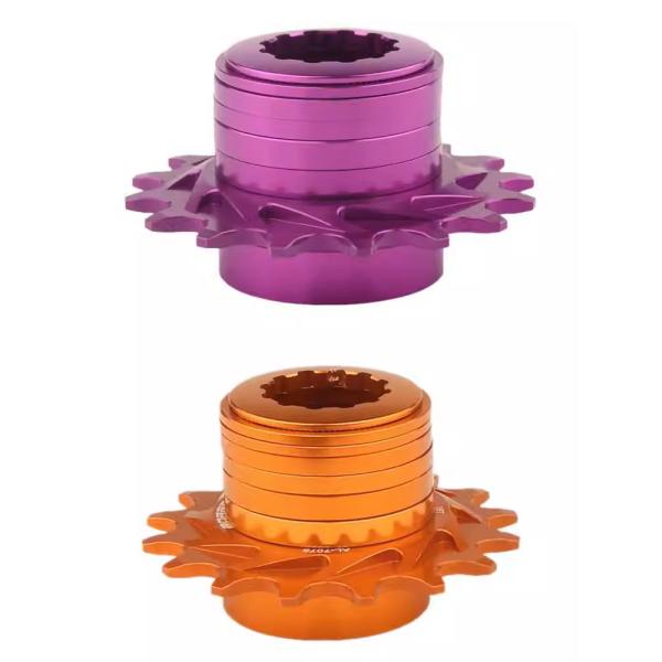 Легкий односкоростной привод для прыжков с пылью AL7075 Sprocket 12T, 14T, 16T Flywheel Kit