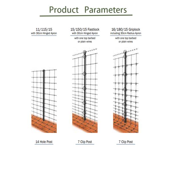 Столб 7 зажимов исправил узел ограждая горячую окунутую загородку суставного сочленения