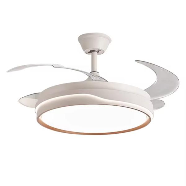 wholesale  Multifunctional Iron+ABS+Acrylic Environment-friendly 18W Ceiling Fan Light