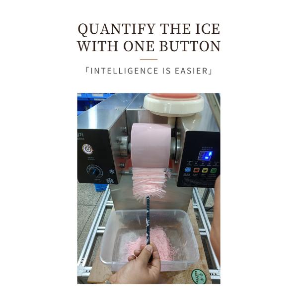 High Productivity Speed Cooling Shaved Ice Snow Flake Ice Machine /Milk Fruit Juice Bingsu Machine