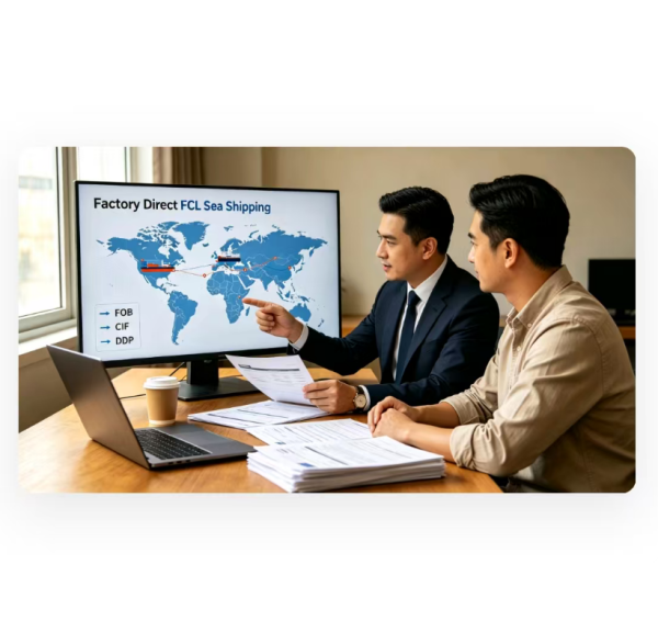 FCL Sea Shipping Foreign Trade Service , Full Container Ocean Freight Shipping