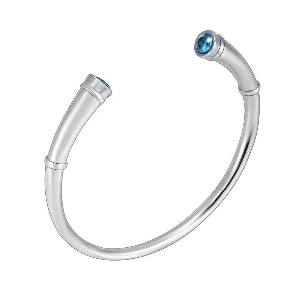 Stainless Steel Double End Open Cremation Souvenir Bracelet for Ashes Memorial Bangle