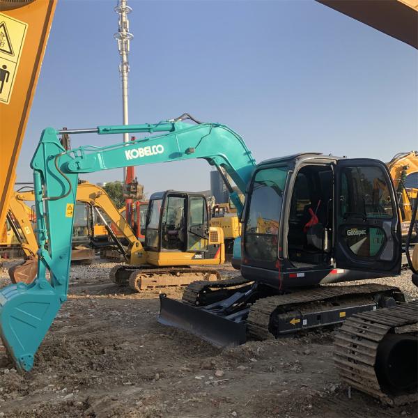 Used Kobelco Mini Crawler Excavator Sk75 Secondhand Track Digger Sk75-8