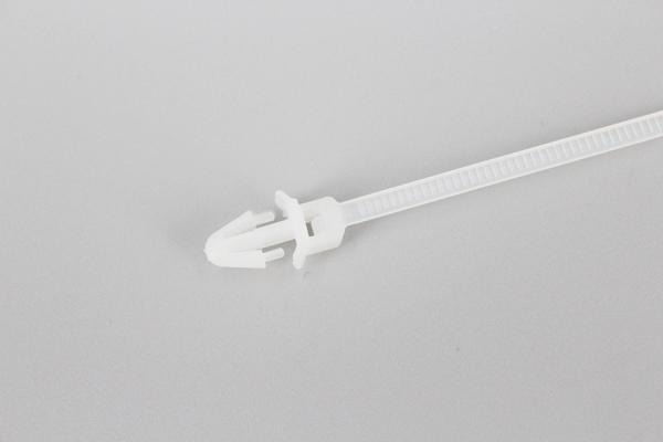 DM-3*100mm white and black TS 16949 Auto Industry accessories push mounted nylon cable ties