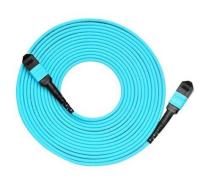 Cor de fibra ótica fêmea fêmea do Aqua do núcleo do cabo de remendo Om3 12 de MTP Mtp