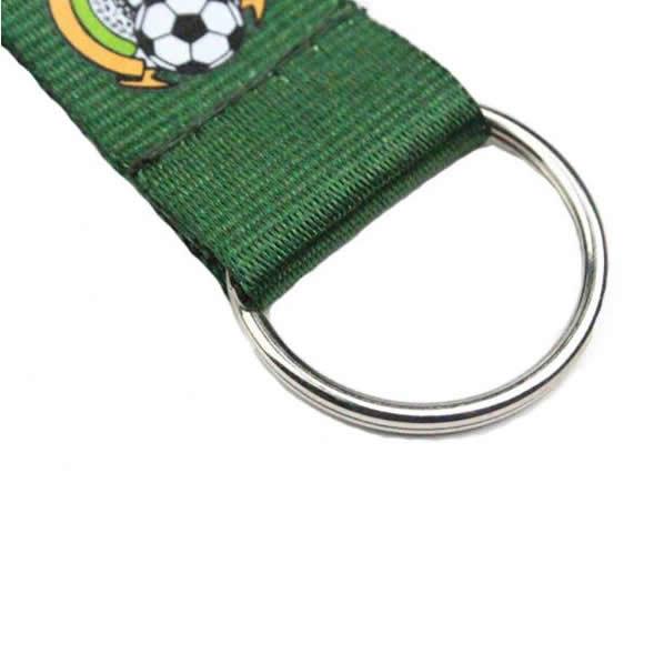 Cheap Custom Logo Printed Nylon Linking Woven Lanyard With Special Hook
