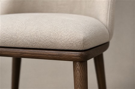 High-Back Solid Wood Upholstered Dining Chair CYC-022