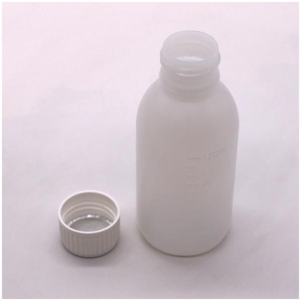 CAPEÇÃO DE VÍCULA 120mL / 4oz garrafa de xarope PE para embalagem de líquido de medicina de cor personalizada
