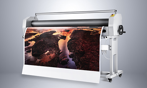 Laminadora en frío manual de 60 pulgadas gris/blanca con sistema de elevación neumática