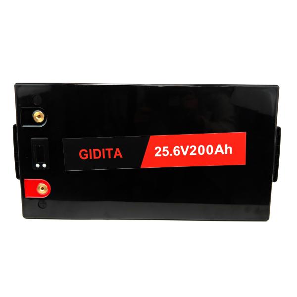 25.6V 200Ah LiFePO4 Solar Power System Battery  Long Service Life