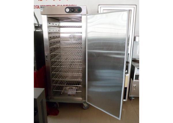 Stainless Steel Mobile Singe Door Electric Food Warmer Cabinet 11 Racks