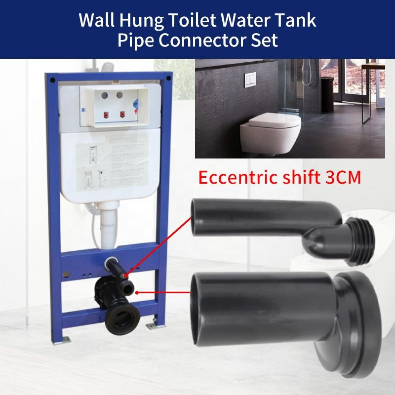 High-End Black Offset Tube Toilet Tank Hot-Selling Market Project Drainage Pipe Products