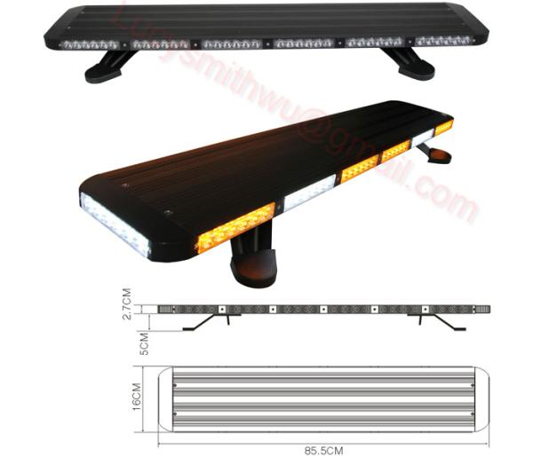 New 44'' 1W LED Vechile lightbar, Low-Profile  Light Bar, lysbjelke  BARA DE LUCE Roterande varningsljus，גשר תאורה LED