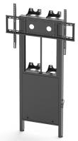 Eletrônico Ajustável de altura Tabuleiro Interativo Stand para Smart TVs touch monitors Piso ou parede