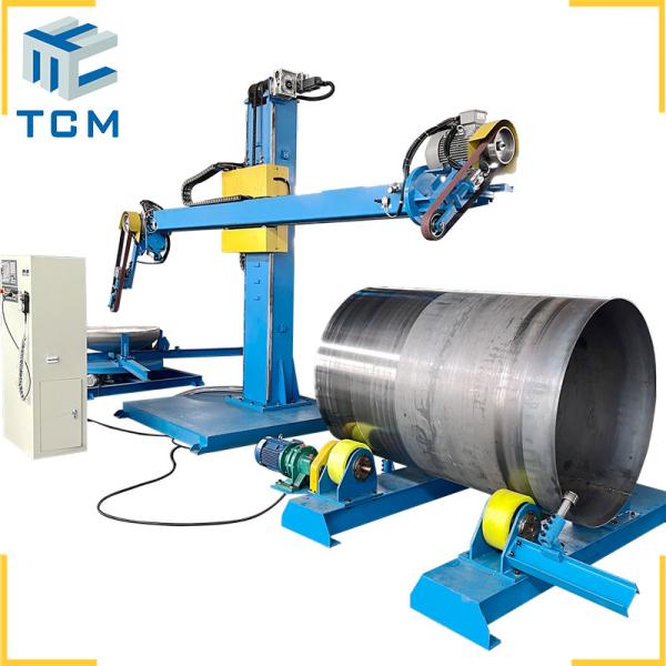 Electromagnetic CNC Tank Grinding Machine 3500kg Automatic Polishing Machine