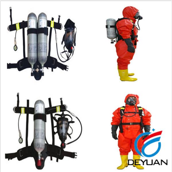 PVC Marine Fire Fighting Equipment Fully Sealed Chemical Suit PVC Anti Chemical
