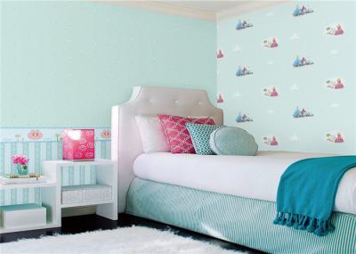 Simple Style Interior Design Bedroom Wallpaper For Boys / Girls , ISO SGS Standard