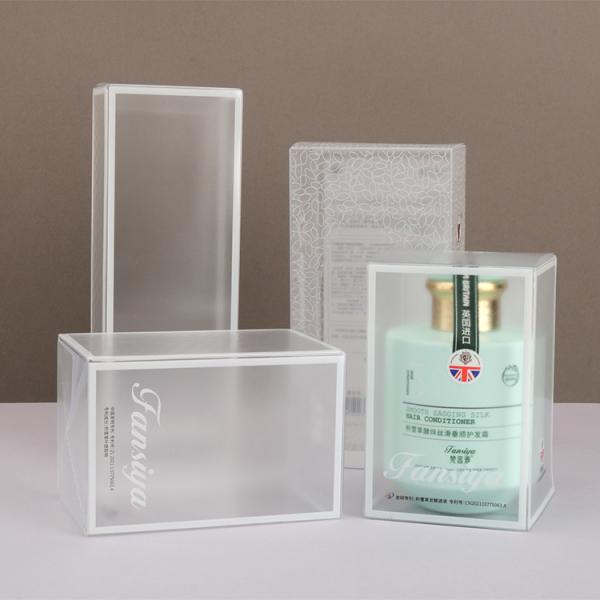 High Quality Custom Cosmetic Skin Care PP Folding Box Packaging Frosted Transparent Plastic Box