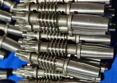 20CrMnTi Pinion Durable and Hardened Worm Shaft And Worm Gear Gear Hobbing