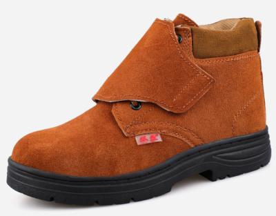 SB do couro da punctura do GV botas de solda da segurança do trabalho do anti