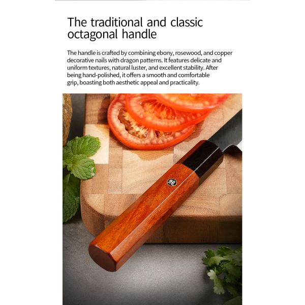 300mm Yanagiba Sushi Knife with Aogami Blue Steel #2 Core, DLC Coating, and Single Bevel Edge