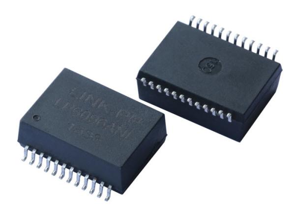 Gigabit Ethernet Transformer LP6096ANL PoE+ Magnetics SMD 24 PIN