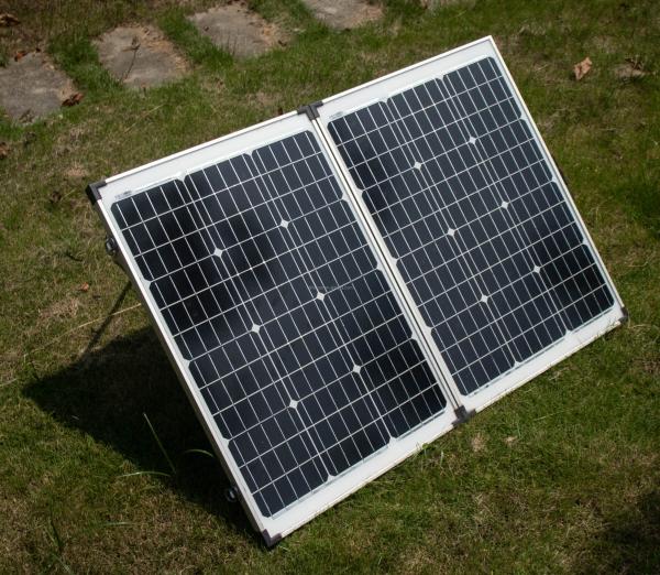Painéis Monocrystalline de acampamento dobráveis do silicone, mono painel solar portátil de 300 watts