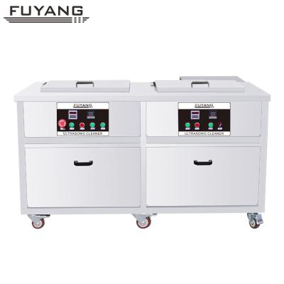Twin Tank 61L 40khz Ultrasonic Cleaner For Aircrafts Parts Marine Engine Fuel Systems Pump Parts