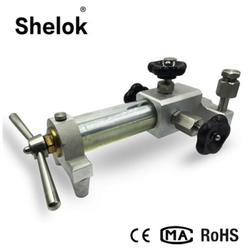 Pneumatic hand pump gas air pressure gauge calibration machine